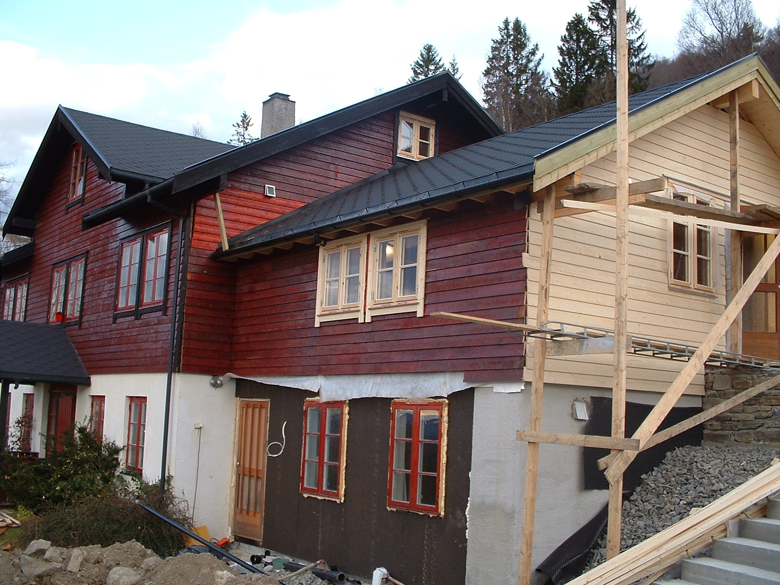 2002 Tilbygg på huset